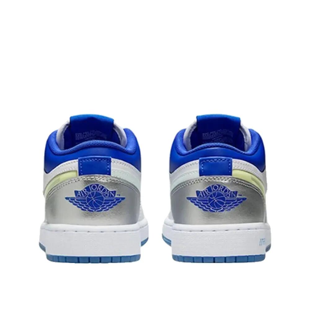 Buty Nike Air Jordan 1 Low SS Białe/Niebieskie/Żółte 3/5