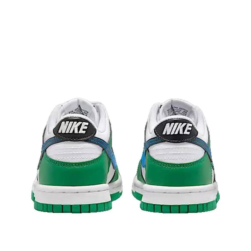 Zapatillas Nike Dunk Low Verde/Blanco 3/4