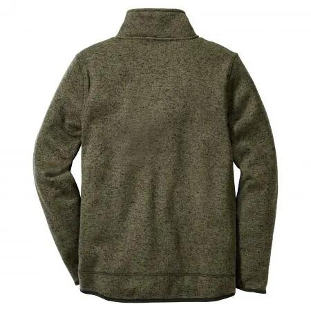 OS Trachten® Strick-Fleecejacke Herren oliv/grün in Jagdjacke Outdoorjacke 2/2