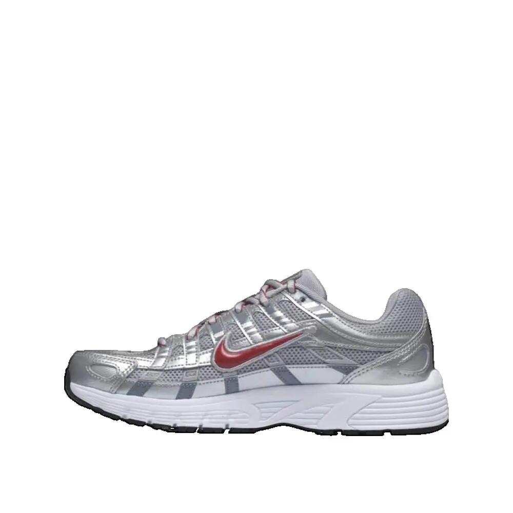 Zapatos Nike P-6000 Plata/Rojo 3/3