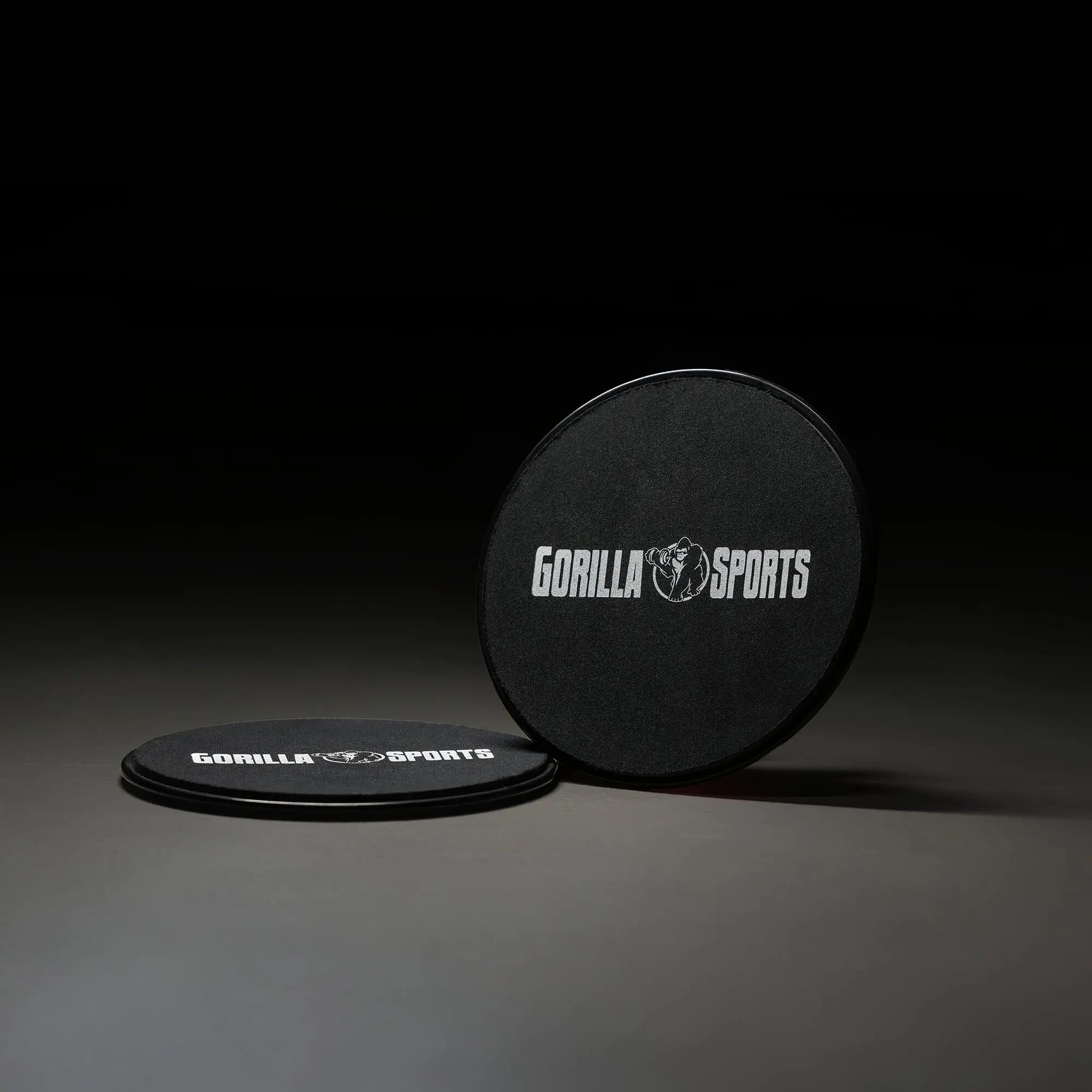 Disques glisseurs GORILLA SPORTS 17,5 cm double face avec sac 2/8