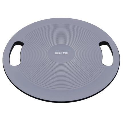 Plateau d'équilibre Gorilla Sports noir/gris, antidérapant