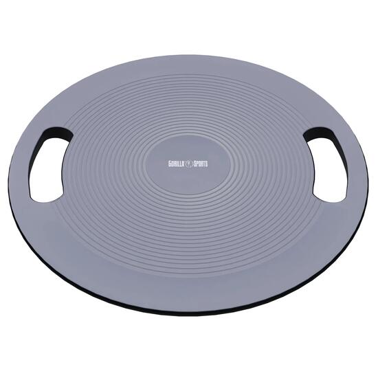 Plateau d'équilibre Gorilla Sports noir/gris, antidérapant