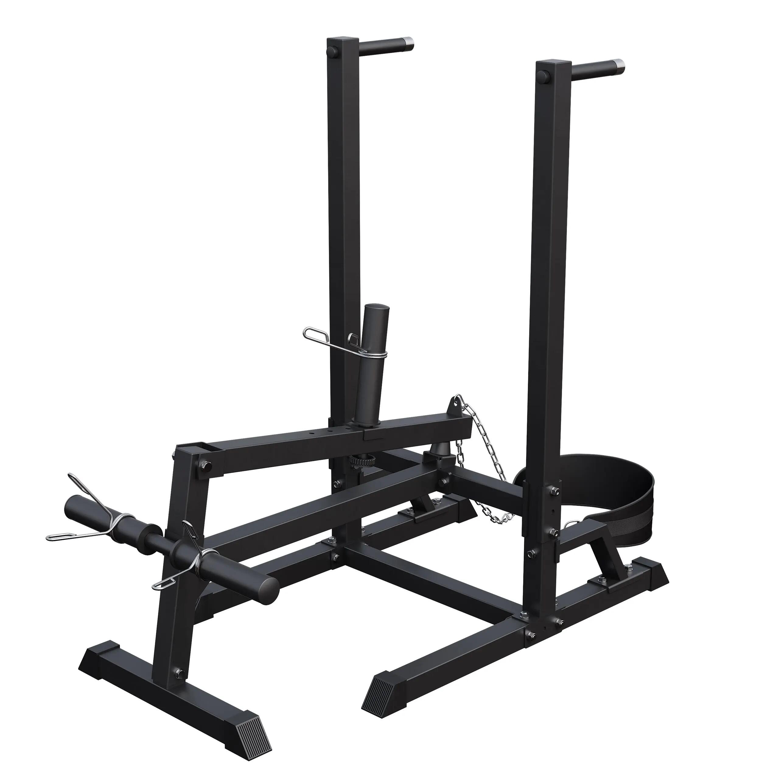 Dip Station Hantelscheibenbeladung Stahl 200 kg – Krafttraining Home Gym 1/10