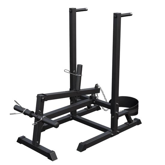 Dip Station Hantelscheibenbeladung Stahl 200 kg – Krafttraining Home Gym