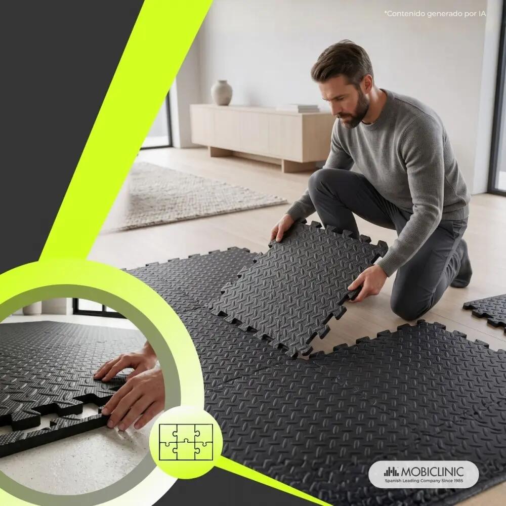 Tatami / Tappetino Mobiclinic (confezione da 20 pezzi) PE+EVA. Antiscivolo 4/6