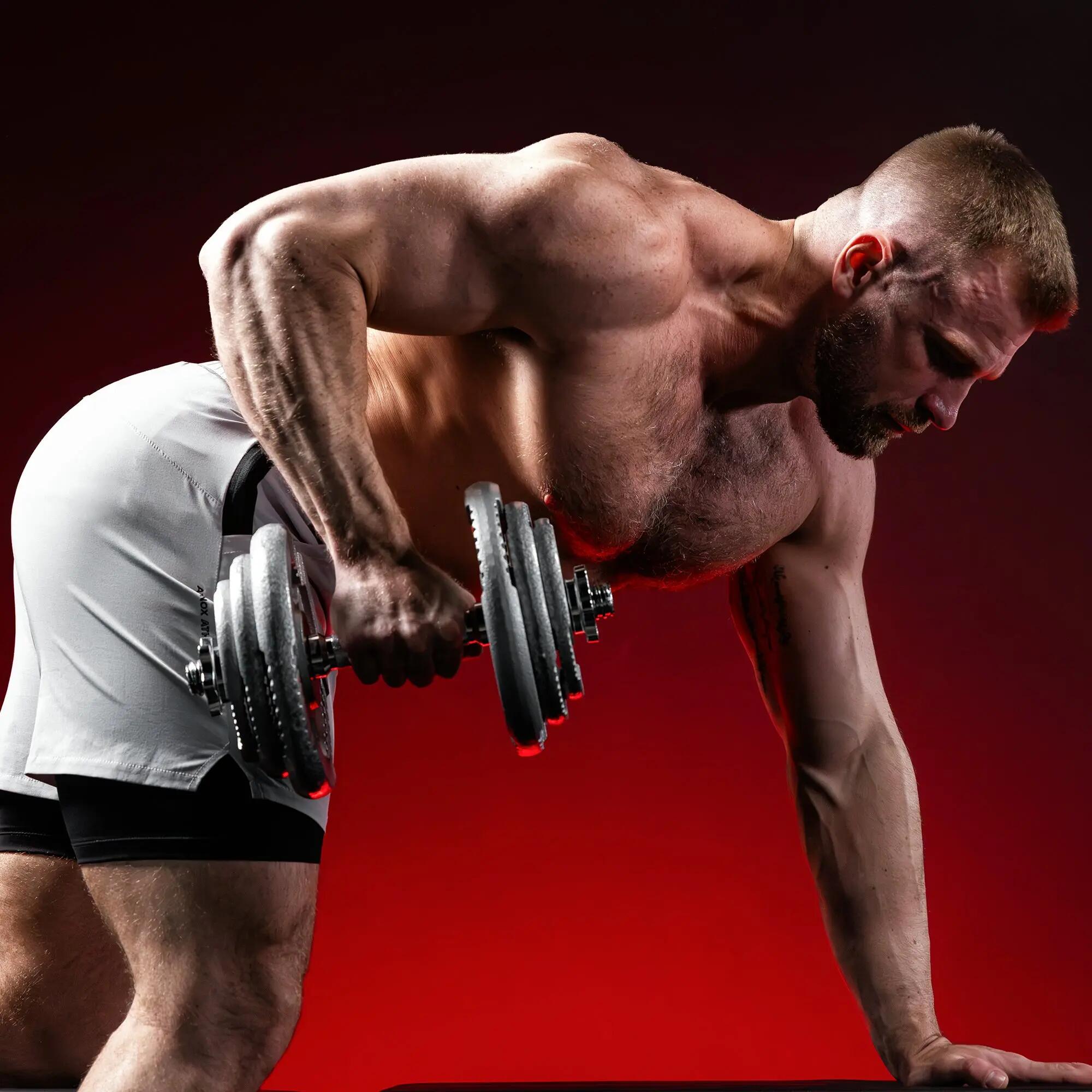 Halterset 70 kg - 30 mm - Gietijzer - Gewichten met Halters 7/10