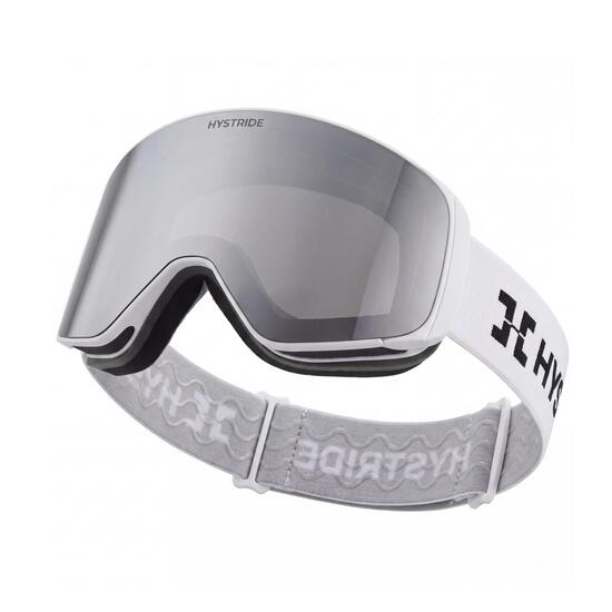 Masque de ski et snowboard magnétique, anti-buée - Sky Line Blanc Gris