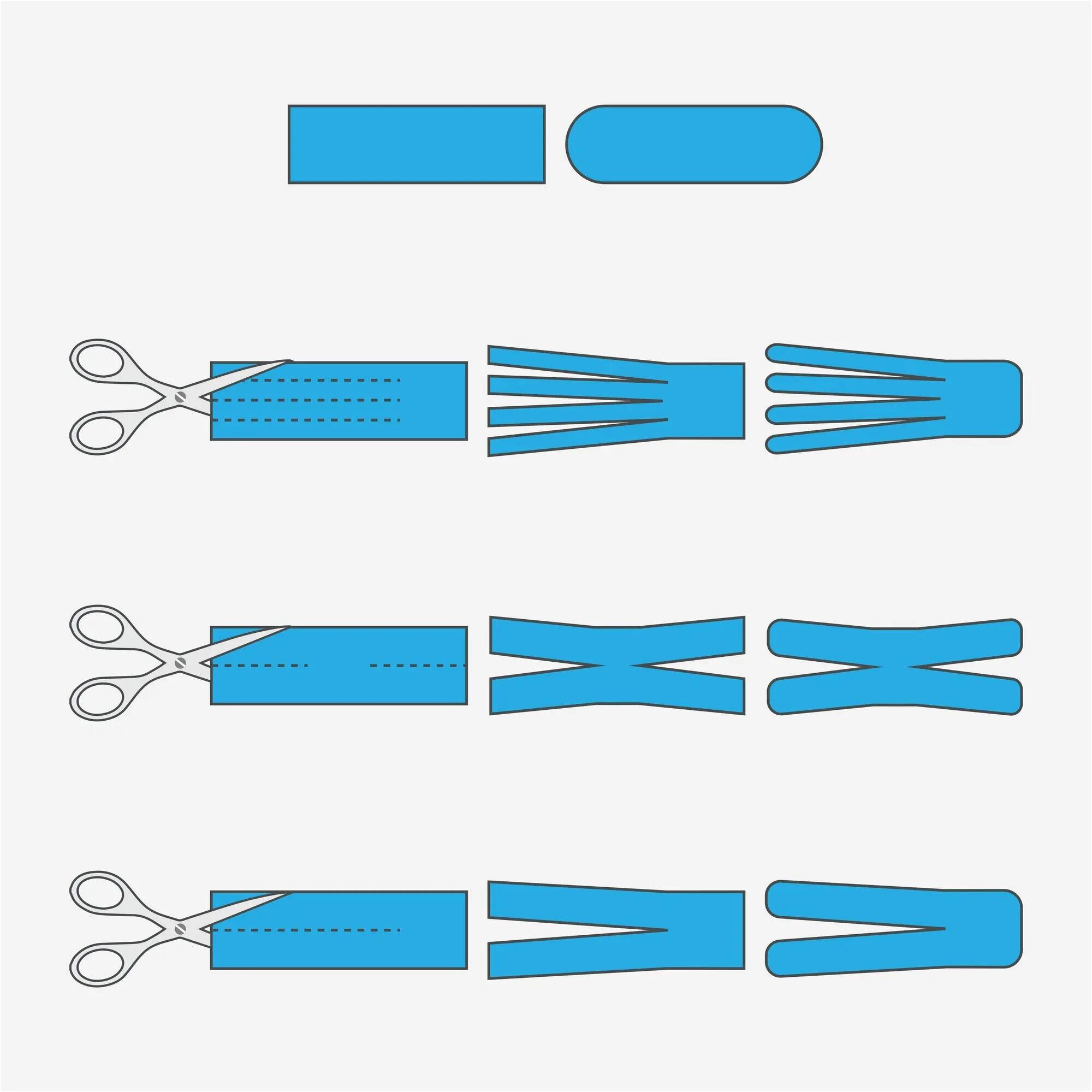 Zestaw dwóch taśm kinezjologicznych - 5 cm 8/8