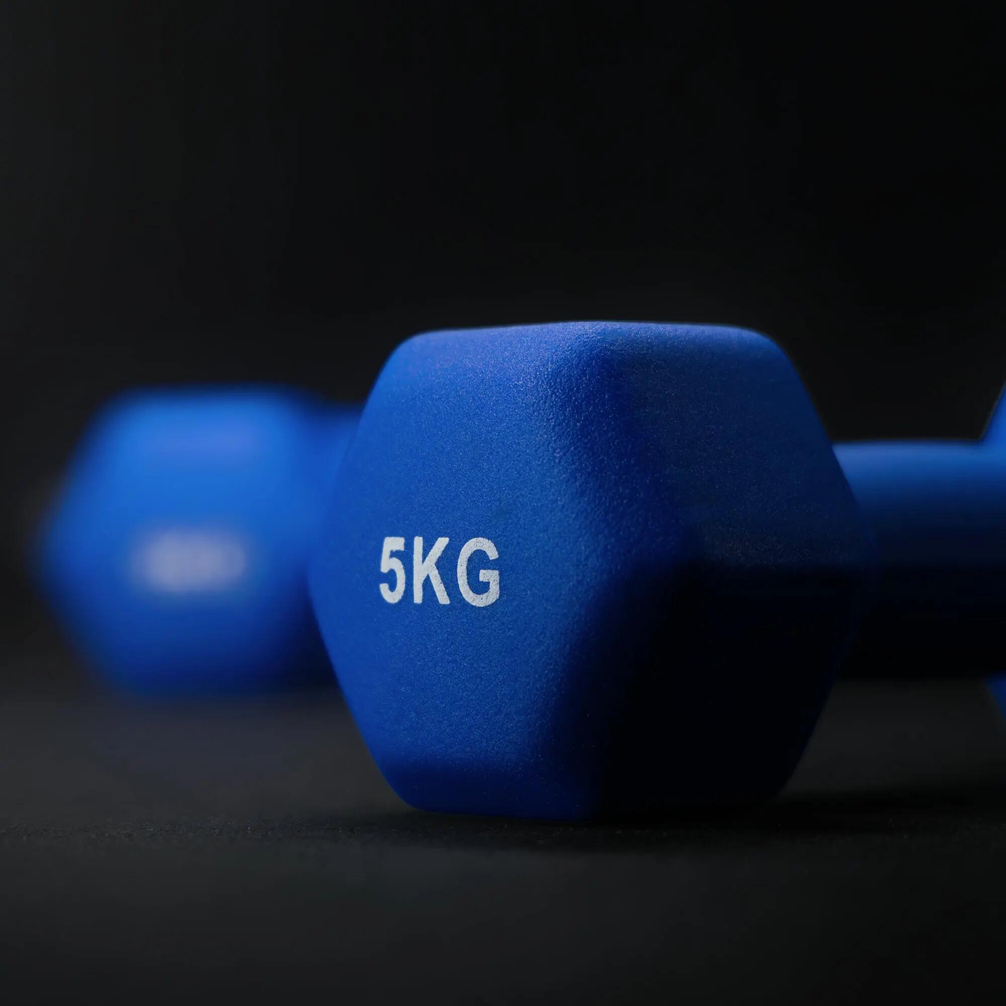 Neoprene dumbbell set 2x2 kg 10/10