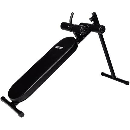 BANC A ABDOMINAUX RÉGLABLE NOIR | MUSCULATION