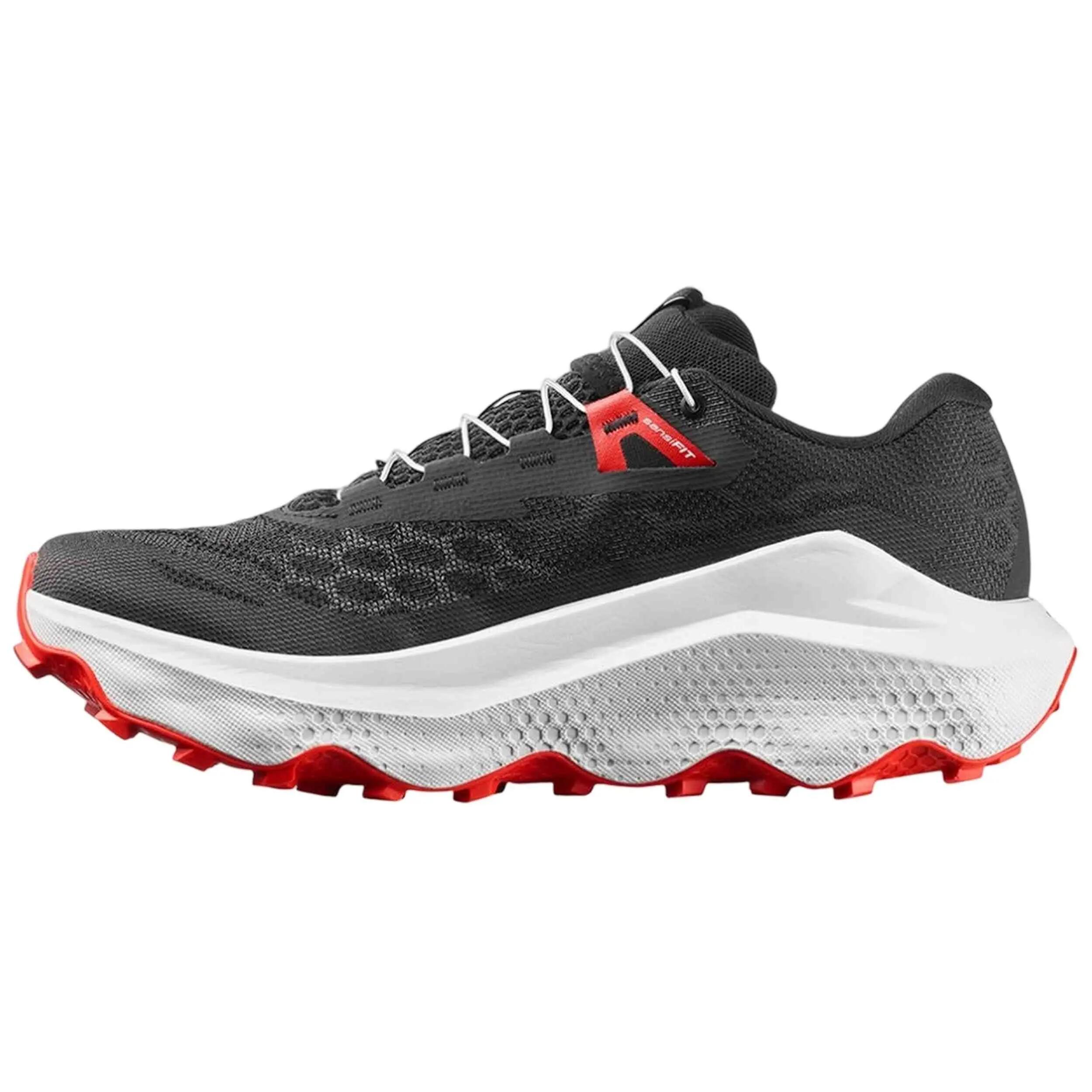 Salomon Ultra Glide 4 Scarpe Trail Running Uomo Nero/Bianco/Rosso 2/5