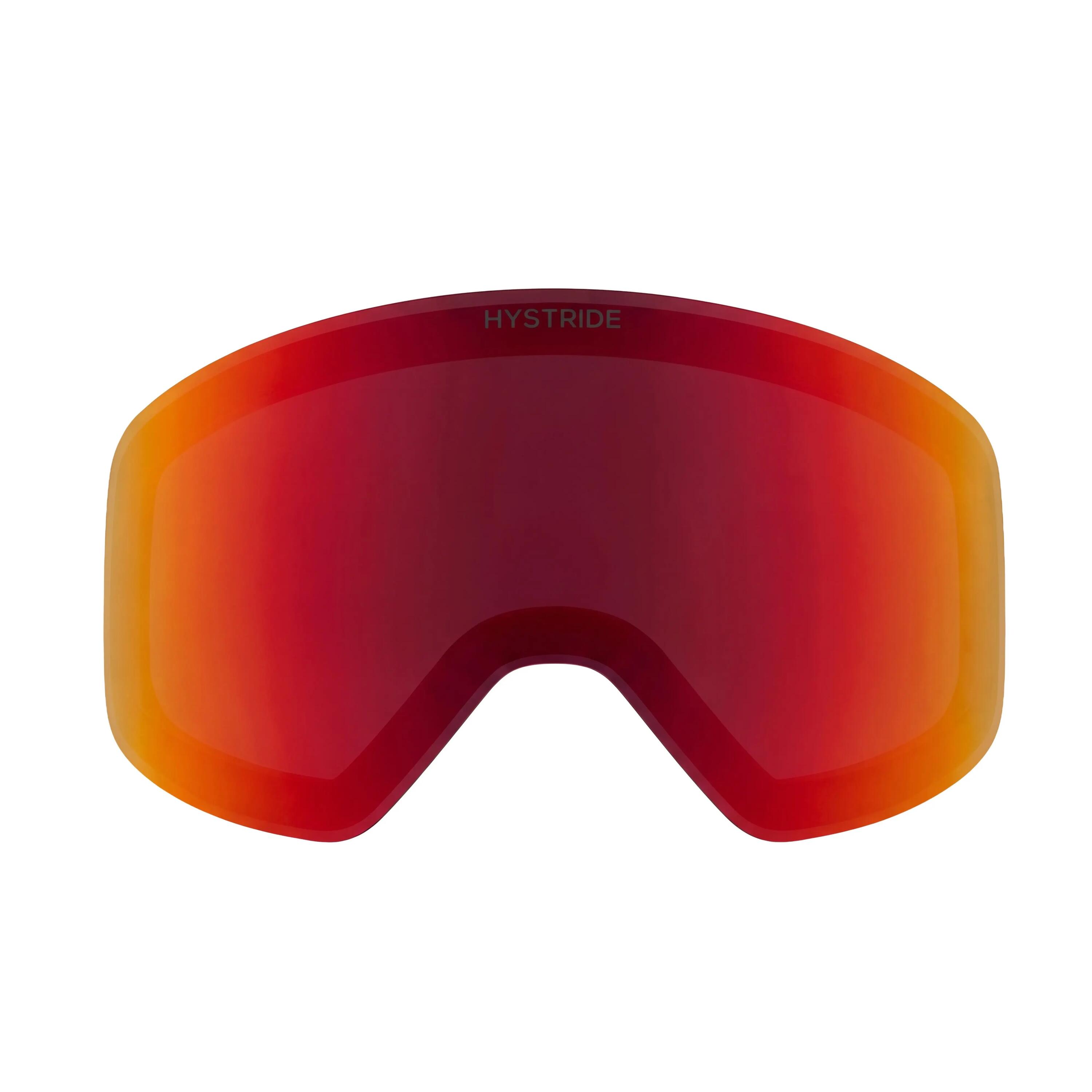 Masque de ski unisexe magnétique Sky Line - Rouge Flamme 6/7
