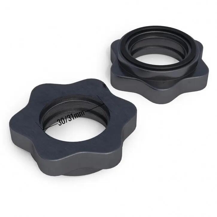 Sternverschlüsse für Hantelstangen 30/31 mm 2-er Set 4/8