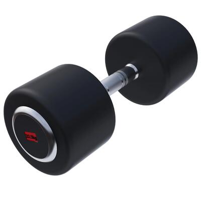 Vaste halter 30 kg - professionele dumbbell - rubber