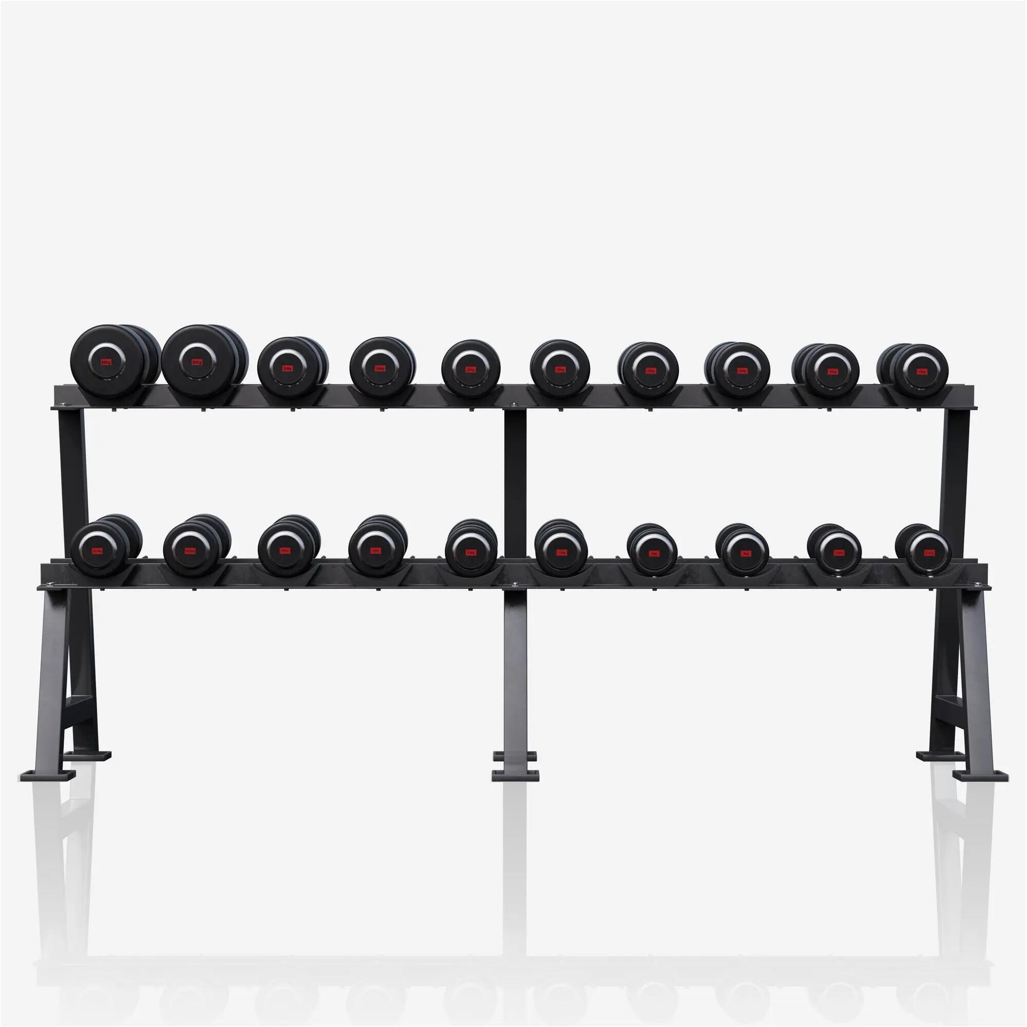 PACK HALTÈRES RONDS PRO 325KG + RACK DE RANGEMENT | PREMIUM | MUSCULATION 6/10