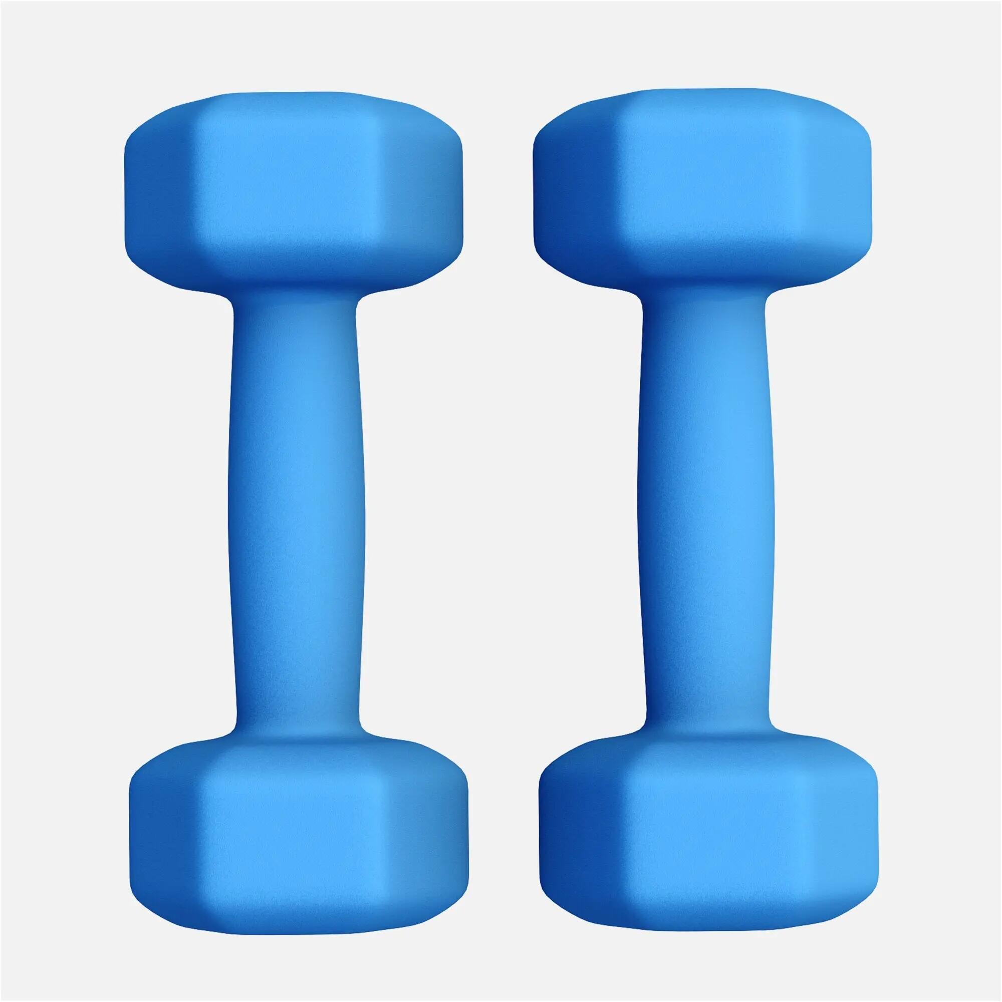 Neoprene dumbbell set 2x2 kg 6/10
