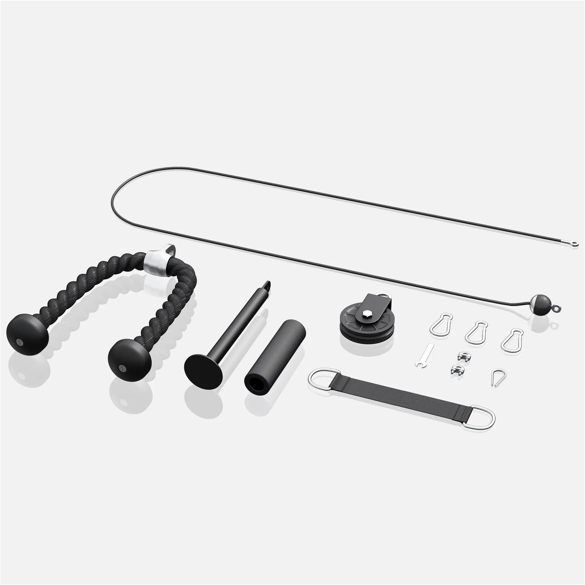 Kabelzug Fitness System - Seilzug Zubehör, Home Gym Equipment, Trizeps Seil 8/10