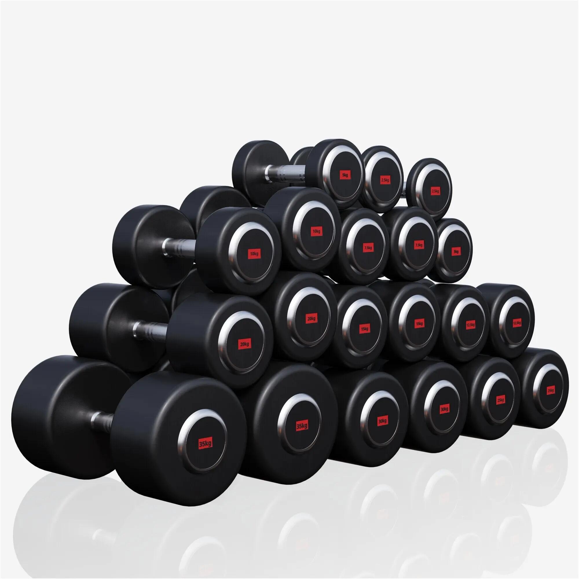 PACK HALTÈRES RONDS PRO 325KG + RACK DE RANGEMENT | PREMIUM | MUSCULATION 3/10