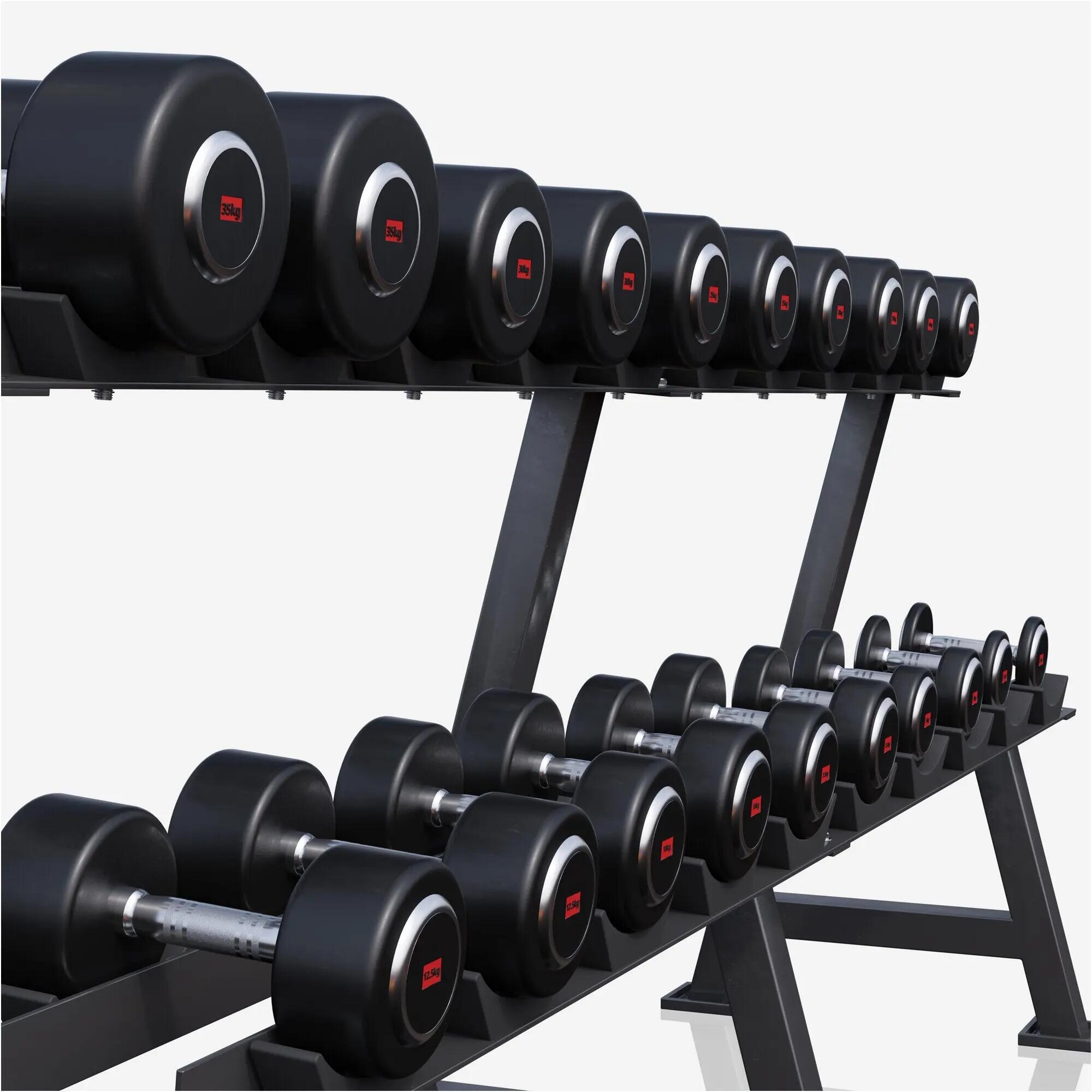 PACK HALTÈRES RONDS PRO 325KG + RACK DE RANGEMENT | PREMIUM | MUSCULATION 2/10