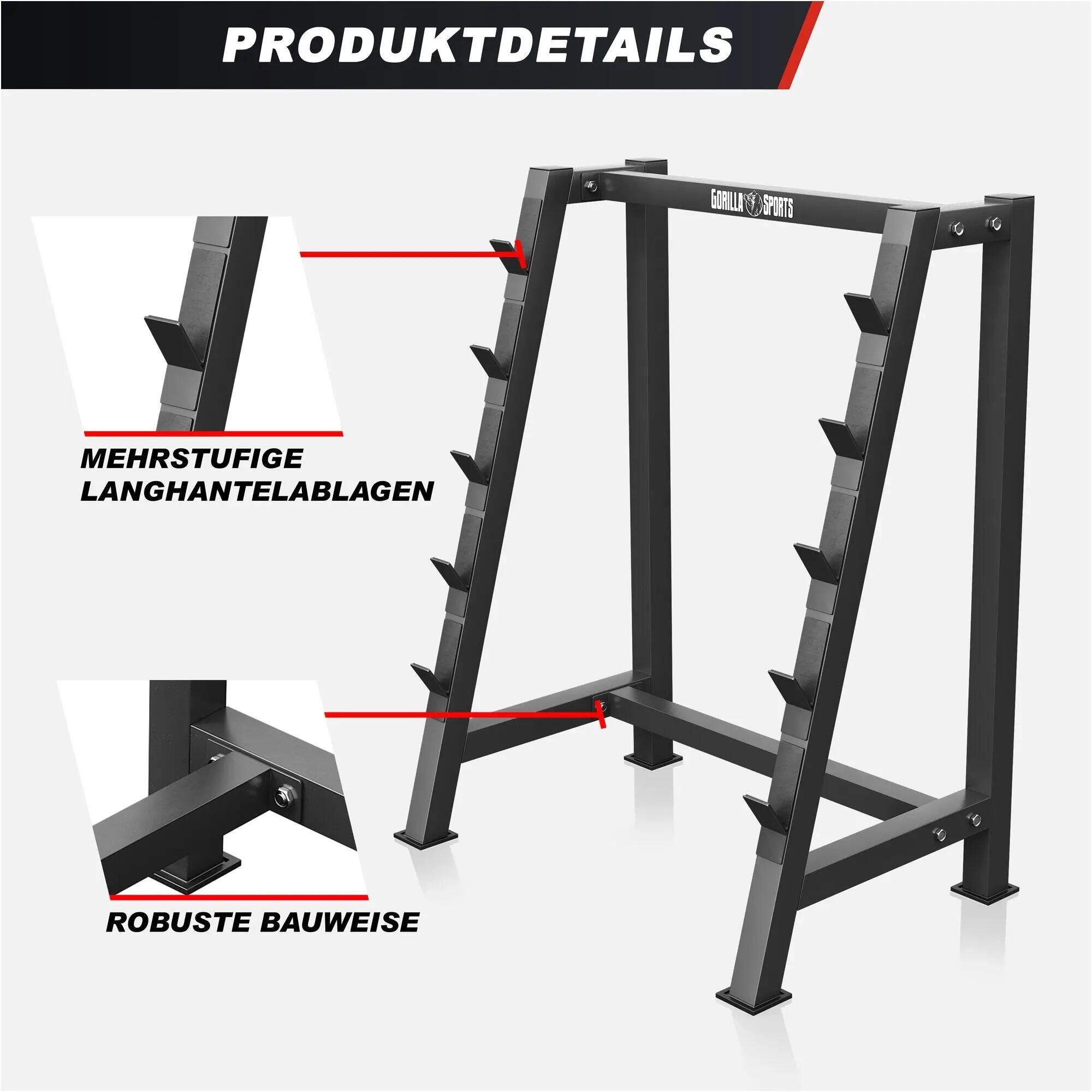 Rack de rangement pour barres longues 2/8