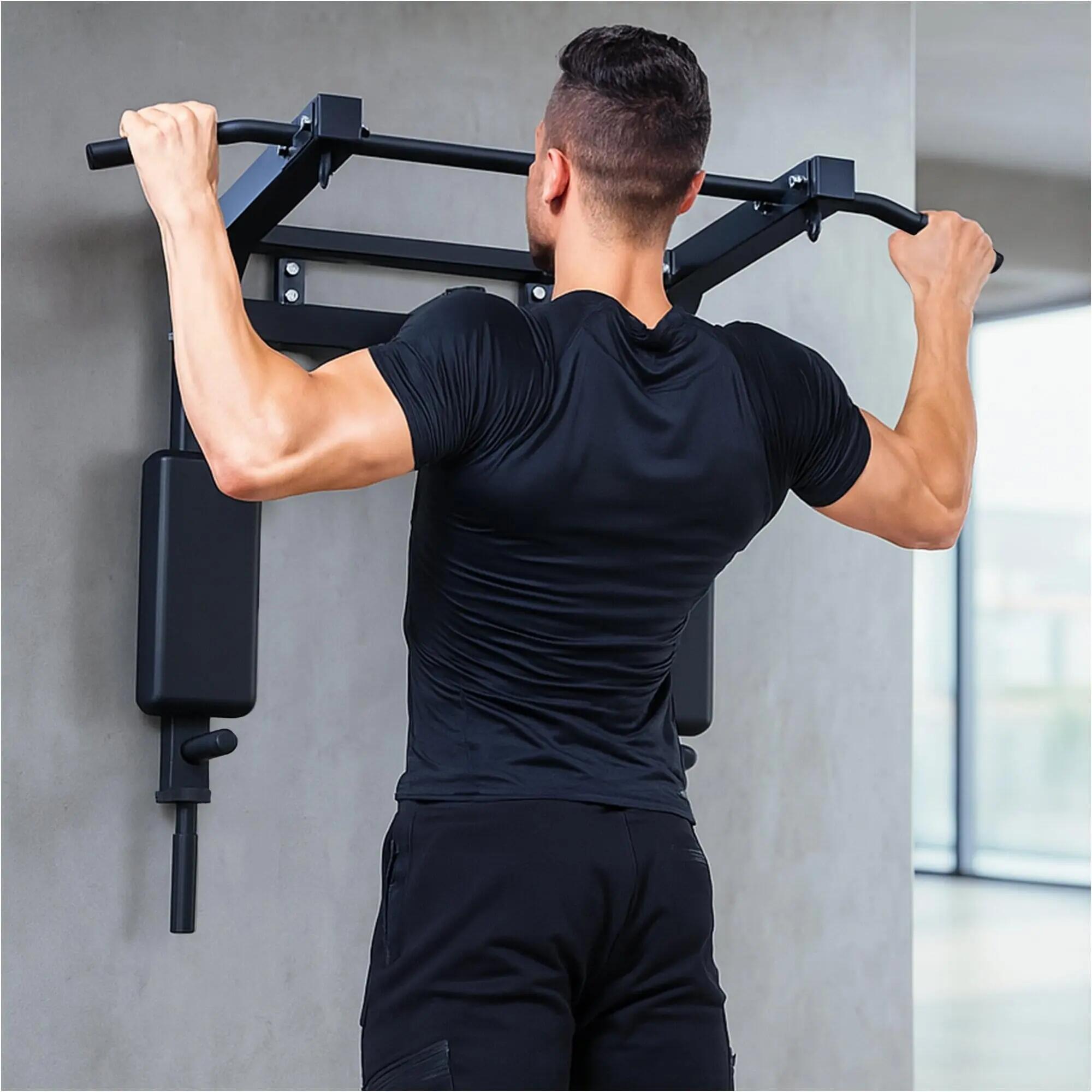 Drążek do podciągania ścienny skłądany 4w1 Gorilla Sports 2/9