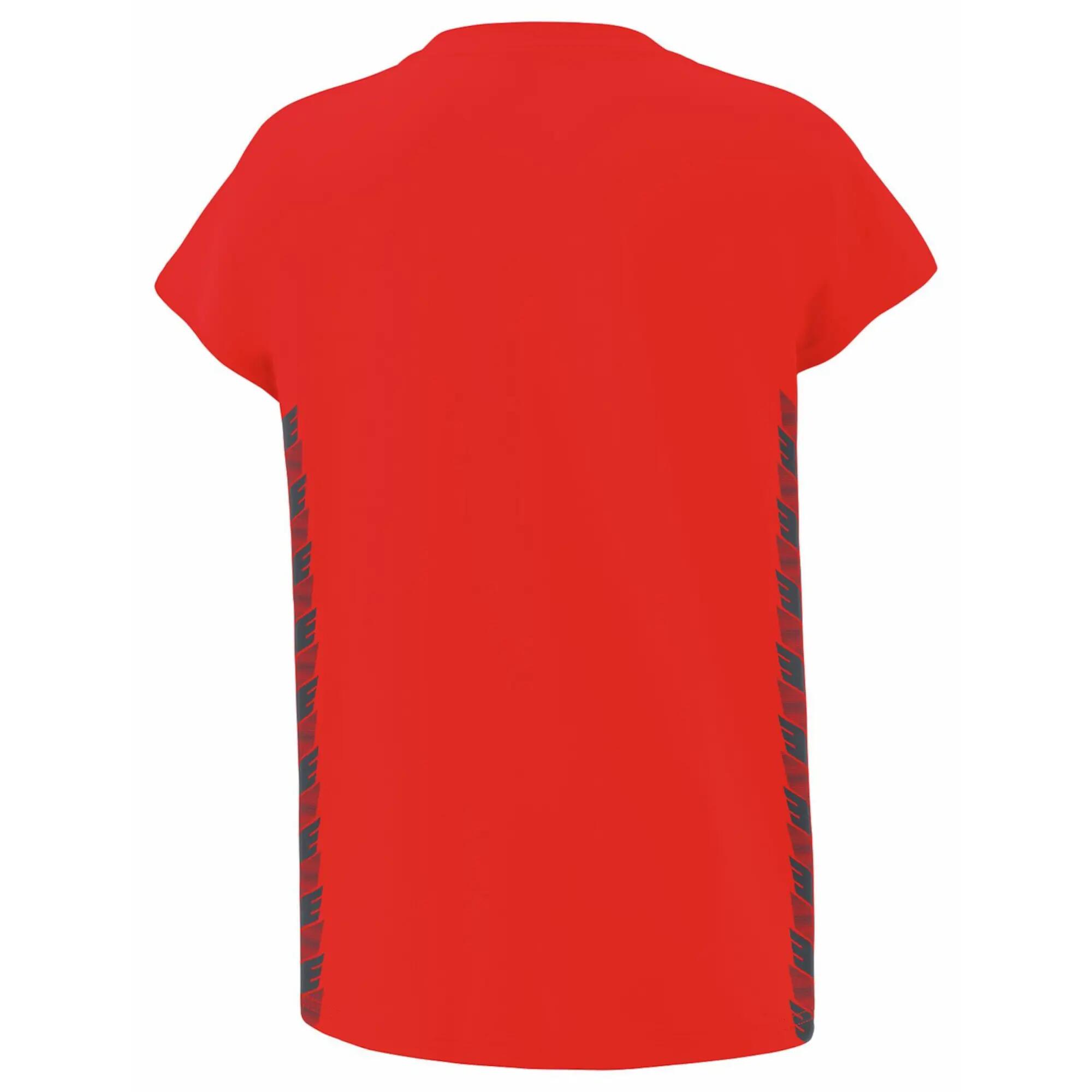 Erima Essential Team T-shirt rouge/leigrijs 8/9