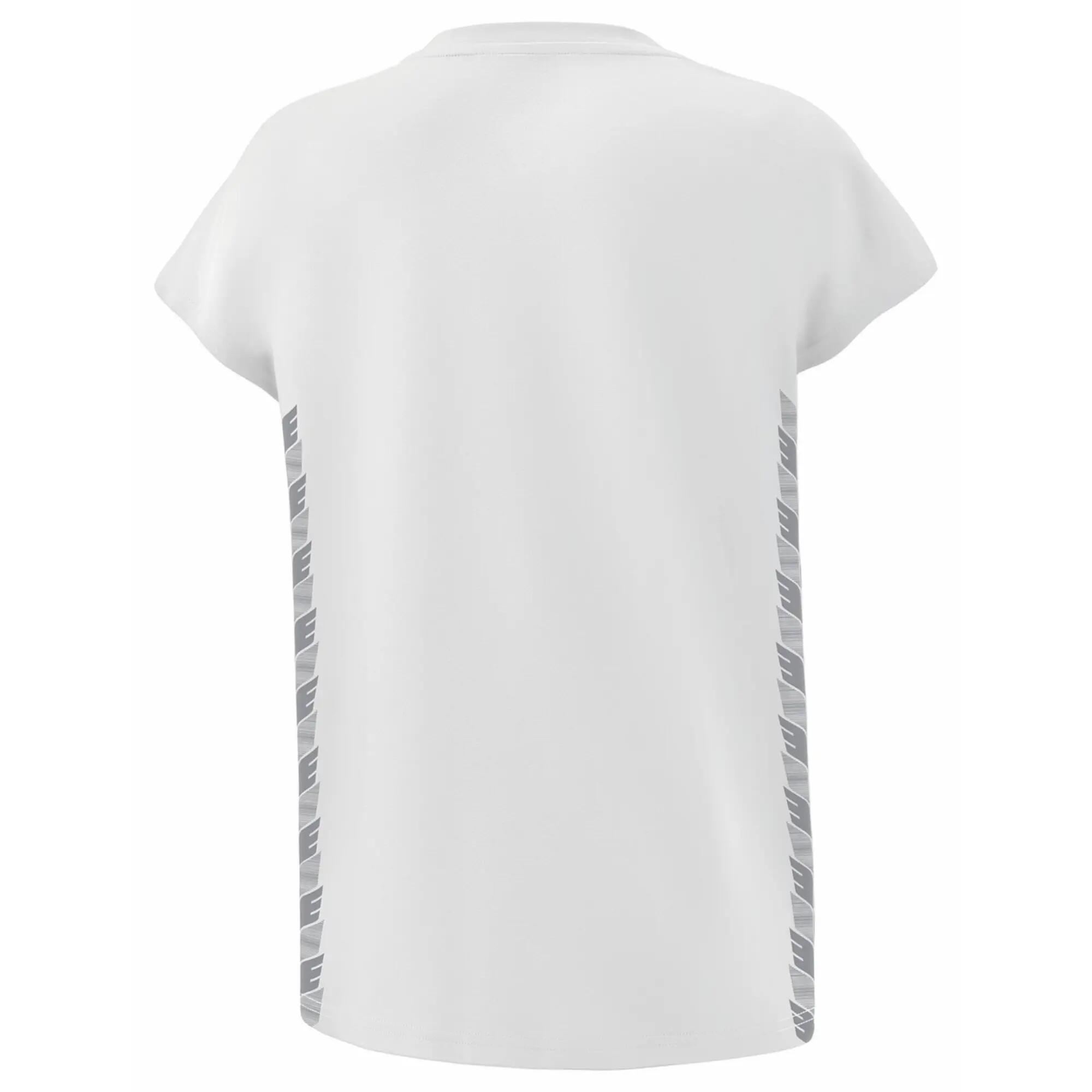 Erima Essential Team T-shirt wit/monumentgrijs 8/9
