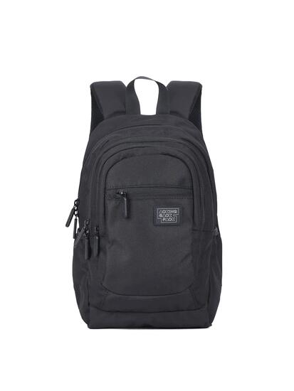 Sac à Dos Aoking Noir Unisexe - Fermeture Éclair et Poches Multifonctionnelles