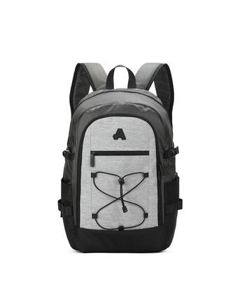 Sac à dos Aoking Astra Plus Unisexe Noir Polyester avec Fermeture Éclair