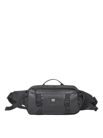 Sac Banane Noir Unisexe Aoking Ryval - Fermeture Zip et Poches