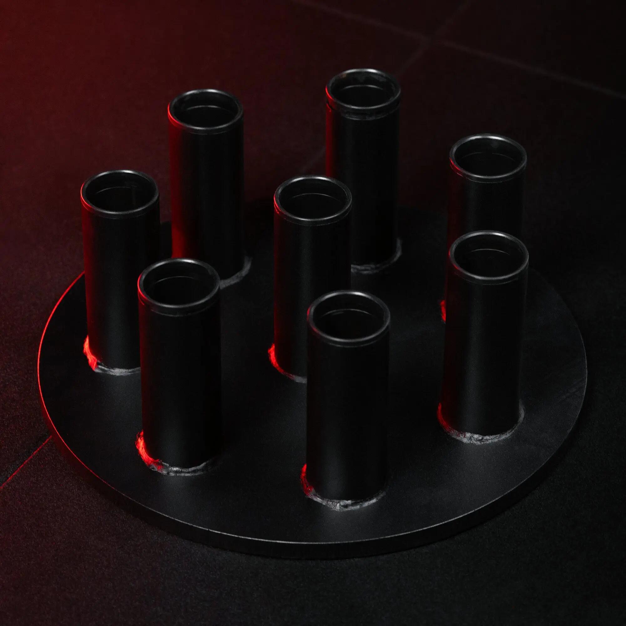 Support rangement Gorilla Sports pour barres longues 30/50 mm acier 3/7