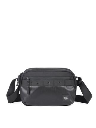 Aoking Umhängetasche Unisex Schwarz - Sling Bag mit Reißverschluss und