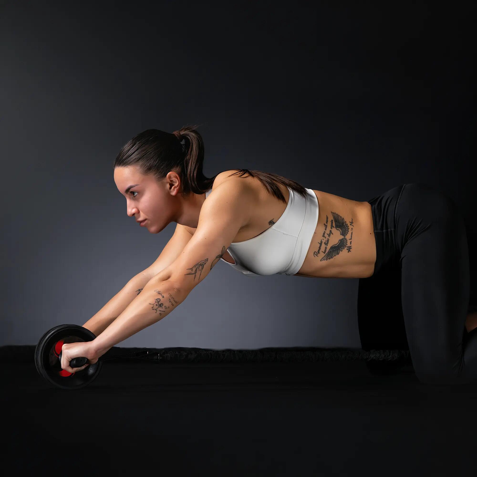 Zestaw do ćwiczeń mięśni brzucha AB-wheel Gorilla Sports 8/13