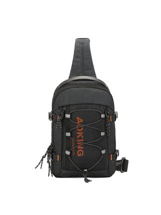 Aoking Axton Ultra Sling Bag Unisex Umhängetasche Grau Schwarz mit