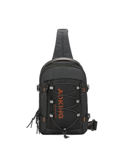 Aoking Axton Ultra Sling Bag Unisex Umhängetasche Grau Schwarz mit