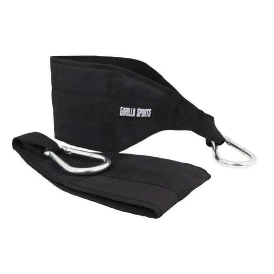 Sangles de suspension Gorilla Sports nylon rembourrées 300kg