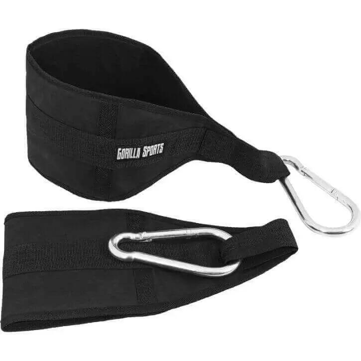 Sangles de suspension Gorilla Sports nylon rembourrées 300kg 7/7