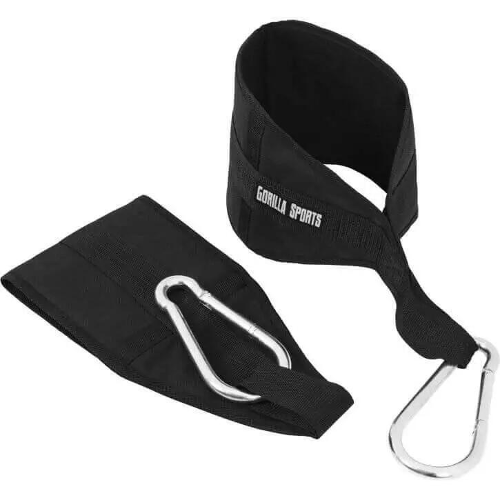 Sangles de suspension Gorilla Sports nylon rembourrées 300kg 6/7