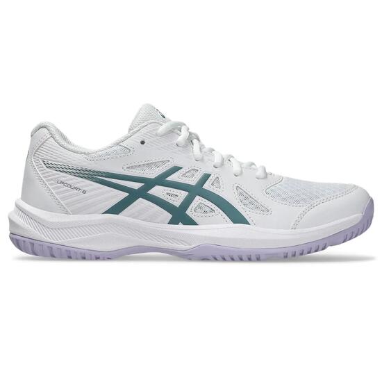 Asics Upcourt 6 Padel Blanco Mujer 1072a107