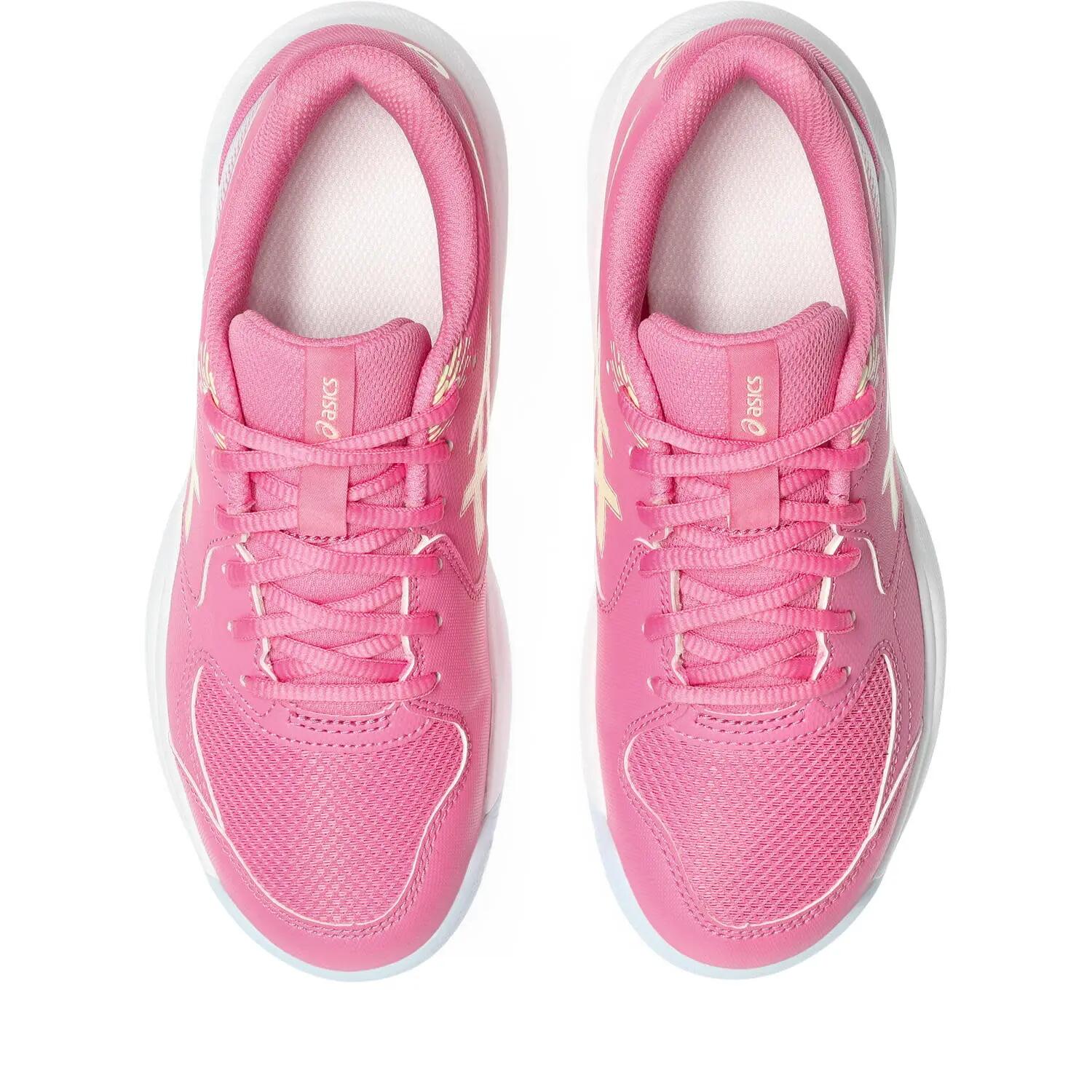 Tennis Padelschuhe Kinder - ASICS Gel-Dedicate 9 GS - Dragon Fruit/Yellow 6/7