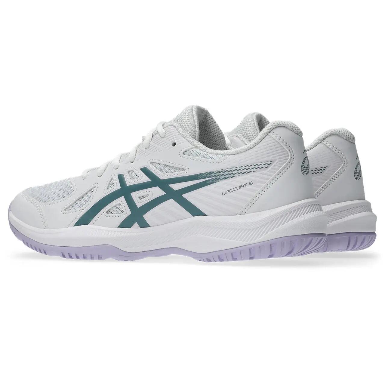 Asics Upcourt 6 Women's White Padel 1072a107 5/7
