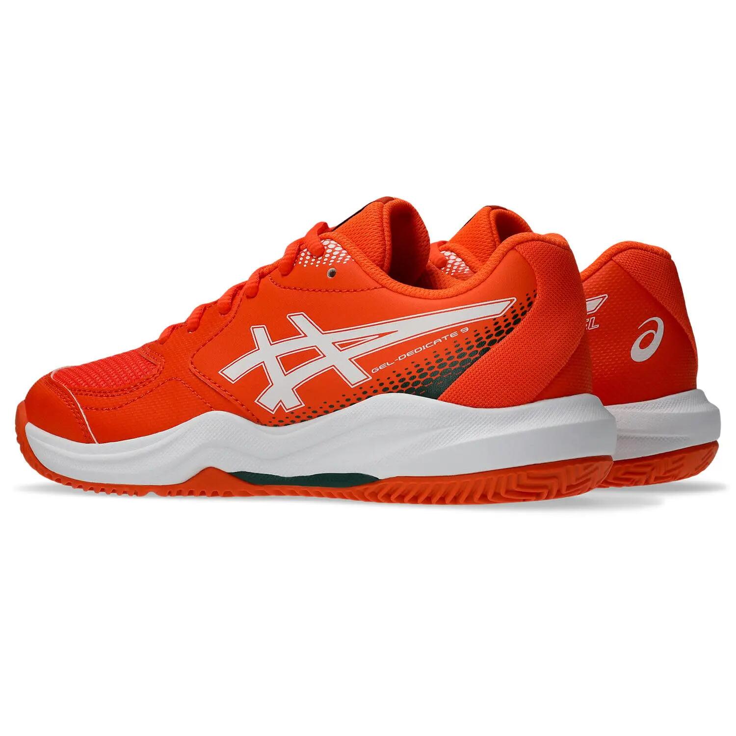 Tenis E Padel Crianças - ASICS Gel-Dedicate 9 PADEL GS - Energy Orange/White 4/7