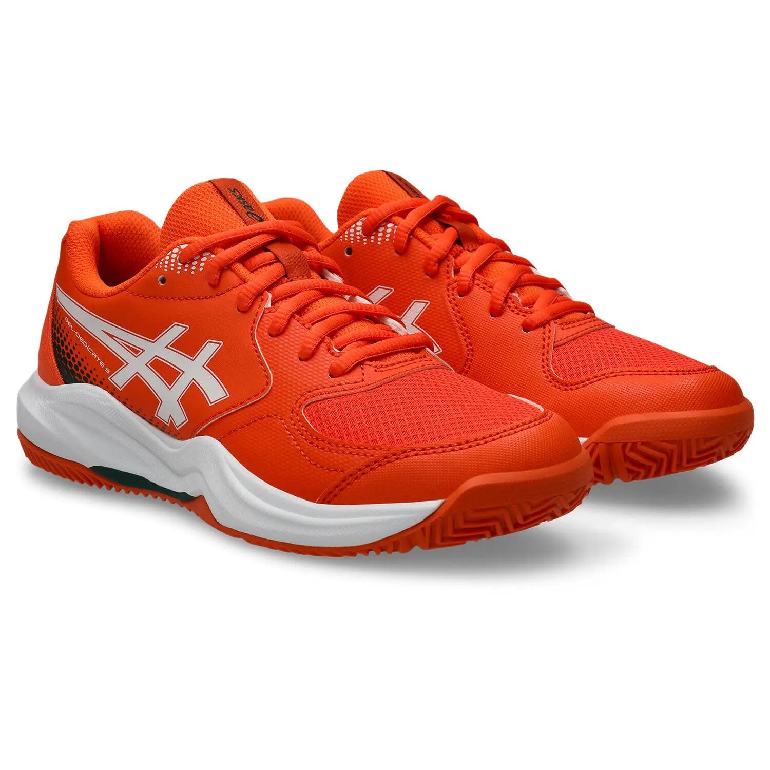 Tenis E Padel Crianças - ASICS Gel-Dedicate 9 PADEL GS - Energy Orange/White 2/7