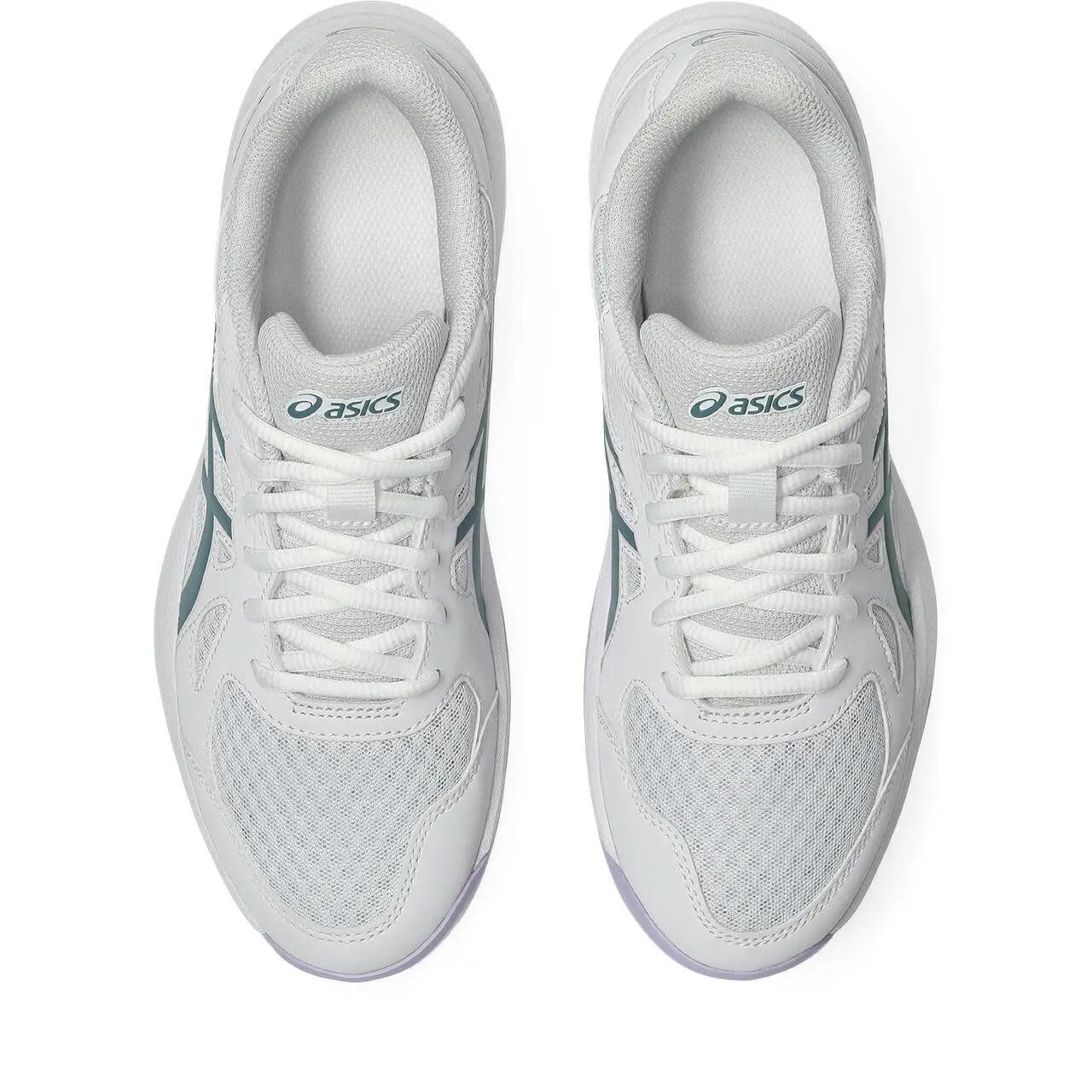 Indoor Mujer - ASICS Upcourt 6  W - White/Foggy Teal 4/7