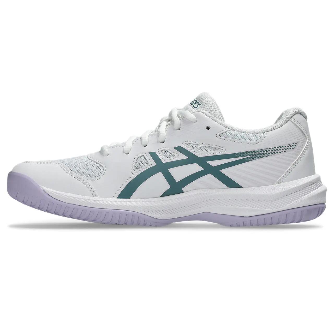 Indoor Mujer - ASICS Upcourt 6  W - White/Foggy Teal 3/7