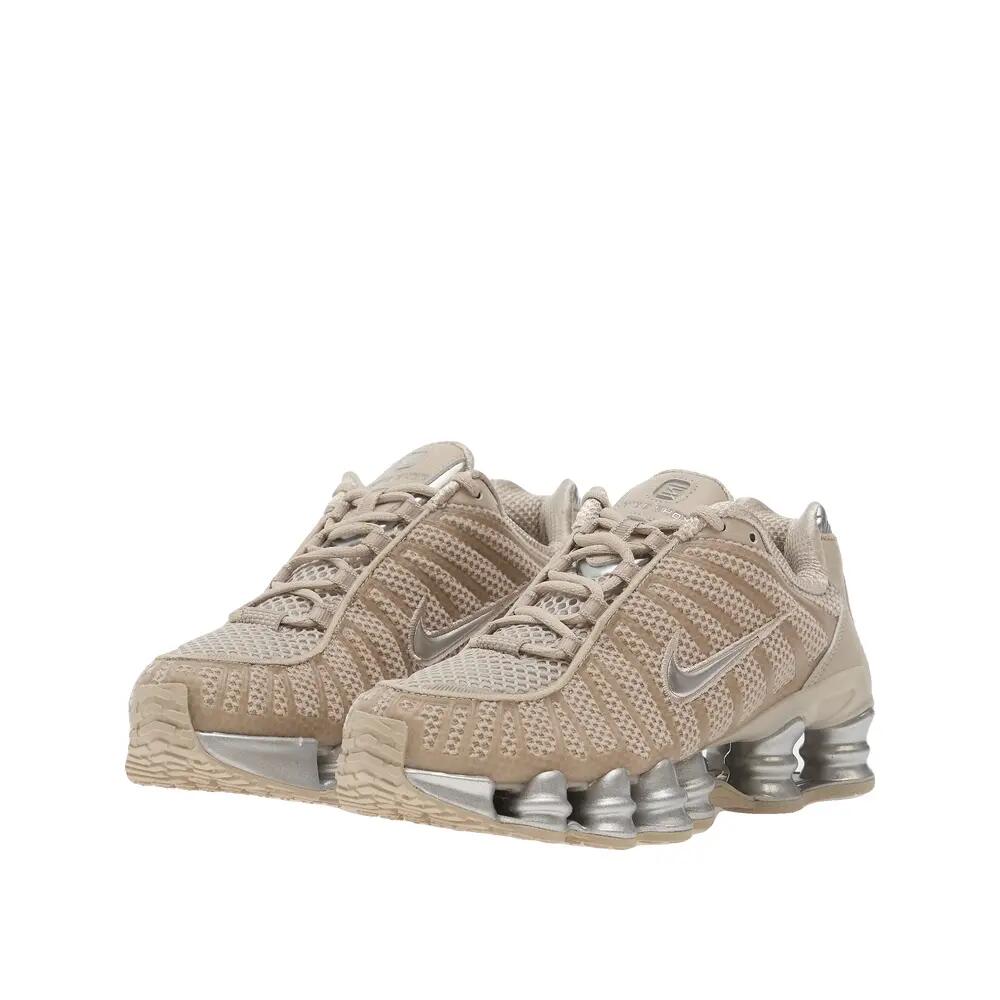 Sneakers Nike Shox TL Crème/Argent Métallique/Noir 5/6