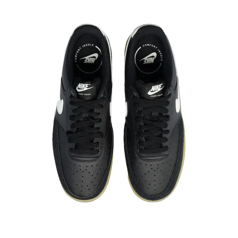 Scarpe Nike Court Vision Low Nero/Marrone chiaro 5/6