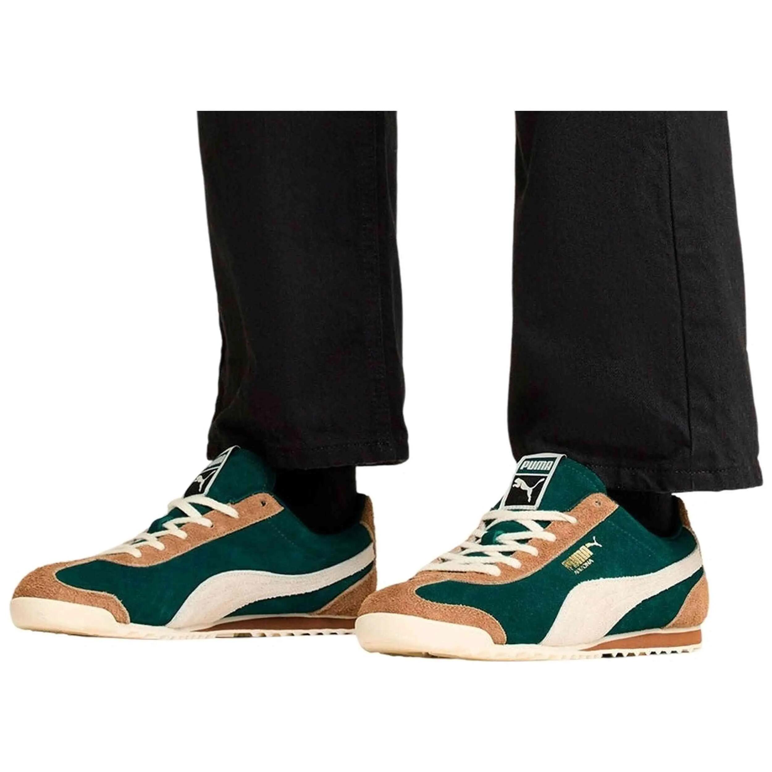Schuhe Puma Arizona Beige/Grün 2/5