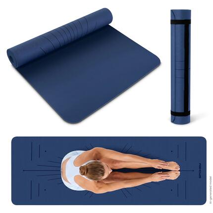 Mata fitness do ćwiczeń, pilatesu i jogi Spokey Mandala